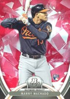 2013 Bowman Platinum #42 Manny Machado Ruby Baseball Card