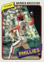 1980 Topps #52 Warren Brusstar Baseball Card