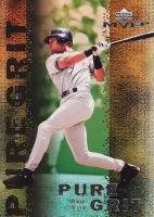 2000 Upper Deck MVP Pure Grit #G1 Derek Jeter Baseball Card