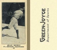 1916 Green-Joyce #52 Jean Dubuc Baseball Card