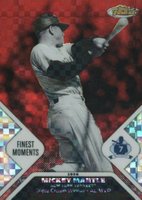 2006 Finest Mantle Finest Moments #2 Mickey Mantle Xfractor Baseball Card