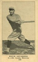 1917 Collins-McCarthy #155 Hank Severeid Baseball Card