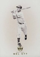 2022 Panini Diamond Kings Blank Slate #BL4 Mel Ott Baseball Card