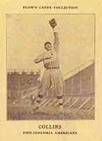 1912 Plow's Candy # Eddie Collins Baseball Card