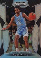 2019 Panini Prizm Draft Picks #8 Coby White Silver Prizm Basketball Card