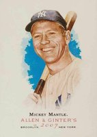 2007 Topps Allen & Ginter #7 Mickey Mantle Baseball Card