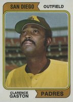 1974 Topps #364s Cito Gaston San Diego Baseball Card