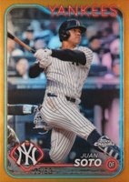 2024 Topps Chrome #150 Juan Soto Gold Refractor Baseball Card