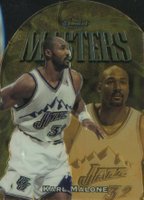 1997 Finest Embossed #321 Karl Malone Basketball Card