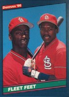 1986 Donruss #651 Fleet Feet Baseball Card