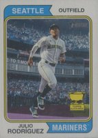 2023 Topps Heritage #18 Julio Rodriguez Image Variation Baseball Card