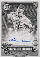 2022 Topps Gypsy Queen Autographs #JCO Jake Cousins Black & White Baseball Card