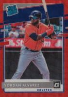 2020 Panini Donruss Optic #45 Yordan Alvarez Red Wave Baseball Card