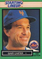 1989 Kenner Starting Lineup # Gary Carter Baseball Card