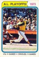 1974 O-Pee-Chee #470 A.L. Playoffs Baseball Card