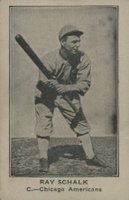 1922 American Caramel--Series of 120 ! RB # Ray Schalk Batting Baseball Card