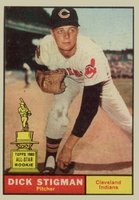 1961 Topps #77 Dick Stigman Baseball Card