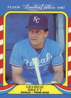 1987 Fleer Limited Edition #5 George Brett Baseball Card