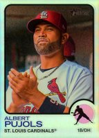 2022 Topps Heritage #592 Albert Pujols Chrome-Refractor Baseball Card