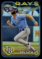 2024 Topps Chrome #163 Jonny Deluca Black Refractor Baseball Card
