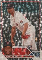 2023 Topps #185 Brayan Bello Silver Foil Baseball Card
