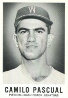 1960 Leaf #4 Camilo Pascual Baseball Card