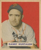 1949 Bowman #124 Danny Murtaugh Printed name Baseball Card