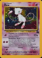 2000 Pokemon Promo Black Star #9 Mew-Holo Pokemon League TCG Card