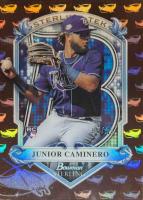 2024 Bowman Sterling Sterling Tek #ST10 Junior Caminero Rose Gold Refractor Baseball Card