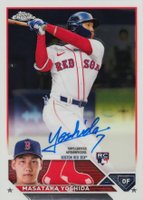2023 Topps Chrome Rookie Autograph #RAMY Masataka Yoshida Baseball Card