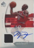 2005 SP Authentic #12 Michael Jordan Limited Warm Ups Autograph Basketball Card