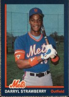 1985 N.Y. Mets Super Fan Club #8 Darryl Strawberry Baseball Card
