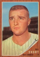 1962 Topps #221 Bill Short Baseball Card
