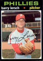 1971 Topps #739 Barry Lersch Short Print Baseball Card