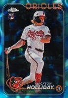 2024 Topps Chrome Update #USC200 Jackson Holliday Aqua/Blue Lava Lamp Baseball Card