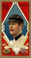 1911 Gold Borders Broadleaf Back #34 Hal Chase only left ear shows Baseball Card