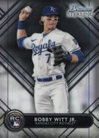 2022 Bowman Sterling #BSR37 Bobby Witt Jr. Baseball Card