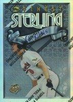 1996 Finest #165 Cal Ripken Jr. Refractor w/Coating Baseball Card