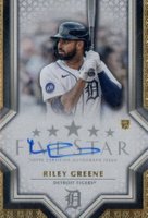 2023 Topps Five Star Autographs #FSARG Riley Greene Baseball Card