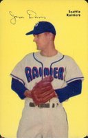 1953 Mother's Cookies #46 Jim Davis Seattle Rainiers Baseball Card