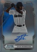 2019 Bowman Sterling Prospect Autographs #JR Julio Rodriguez Baseball Card