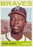 1964 Topps #300 Hank Aaron Baseball Card