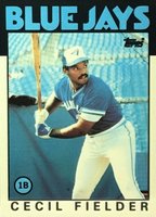 1986 Topps Tiffany #386 Cecil Fielder Baseball Card