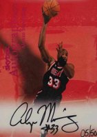1999 Skybox Premium Autographics # Alonzo Mourning Basketball Card