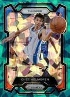 2023 Panini Prizm #115 Chet Holmgren Teal Ice Basketball Card