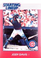 1988 Kenner Starting Lineup # Jody Davis Baseball Card