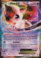 2012 Pokemon Black & White Dragons Exalted #46 Mew EX TCG Card