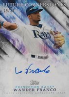 2019 Topps Pro Debut Future Cornerstones Autograph #FCAWF Wander Franco Baseball Card