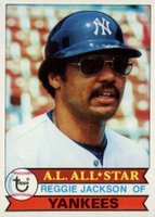 1979 Burger King Yankees #21 Reggie Jackson Baseball Card