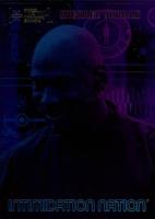 2022 Skybox Metal Universe Champions Intimidation Nation #IN1 Michael Jordan Basketball Card